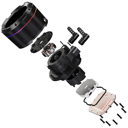 Система водяного охлаждения ID-Cooling SL360 Black 1150/1155/S1156/1151/1200/1700, AM4/AM5