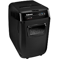 Уничтожитель бумаг Fellowes AutoMax 200C (секр.P-4)/фрагменты/200лист./32лтр./пл.карты