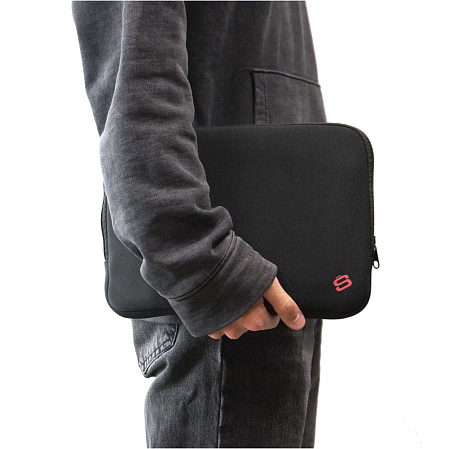 10" Папка для ноутбука Bagspace PS-810-10BU (черно-голубая)