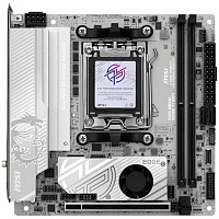 Материнская плата MSI MPG B850I Edge Ti WiFi Socket-AM5 AMD B850 2xDDR5, 2xSATA3, RAID, 2xM.2, 1xPCI-E16x, 5xUSB3.2, 1xUSB3.2 Type C, HDMI, WiFi, 5Glan, mini-ITX Ret