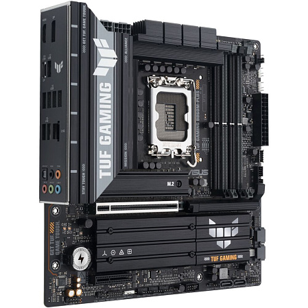 Материнская плата ASUS TUF Gaming B860M-Plus B860 Soc-1851 4xDDR5, 4xSATA3, RAID, 3хM.2, 1xPCI-E16x, 6xUSB3.2, 1xUSB3.2 Type C, DP, HDMI, 2.5Glan, mATX