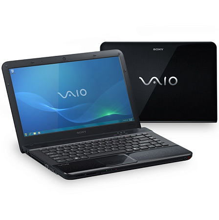 Ноутбук Sony VPC-EA2S1R/B i3-350M/4G/500/DVD/HD 5145 512Mb/cam/14"/Win7 HP 64bit Black