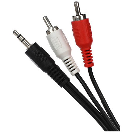 Кабель Audio MiniJack (3.5mm) - 2*RCA, 5m