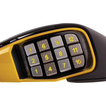 Мышь Corsair Scimitar PRO RGB Black\Yellow