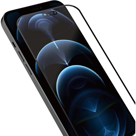 Защитное стекло для Apple iPhone 12 Pro Max SwitchEasy Glass Pro с черной рамкой