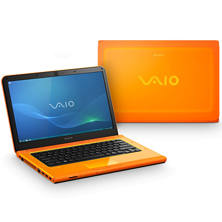 Ноутбук Sony VPC-CA1S1R/D i5-2410/4G/320/DVD/bt/HD 6470 512Mb/cam/14"/Win7 HP Orange