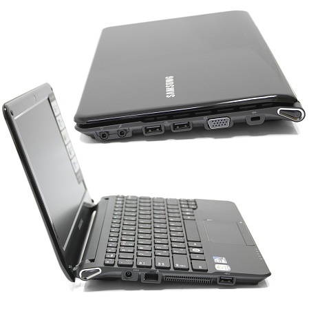 Нетбук Samsung NC110/A01 atom N455/1G/250G/10.1/WiFi/BT/cam/Win7 Starter black