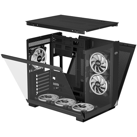 Корпус ATX Miditower PcCooler C3T500 ARGB BK Black