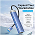 3-port USB3.0 Hub Vention TGFSB (3x USB 3.0/1x Type C/RJ45)