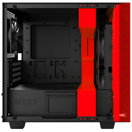 Корпус MicroATX Miditower NZXT H400 CA-H400B-BR Black/Red