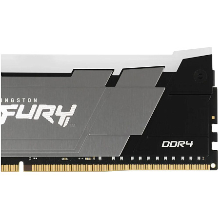 Модуль памяти DIMM 16Gb DDR4 PC28800 3600MHz Kingston Fury Renegade RGB Black (KF436C16RB12A/16)