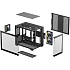 Корпус MicroATX Minitower Deepcool CG330 3F черный