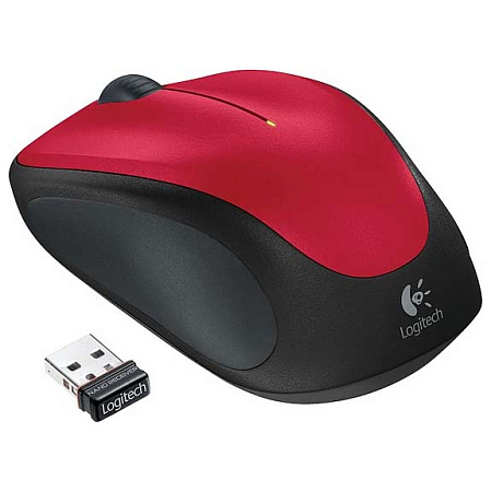 Мышь беспроводная Logitech M235 Red Wireless
