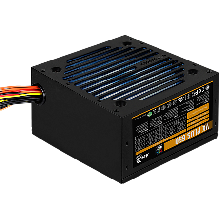 Блок питания 650W AeroCool VX Plus 650 RGB