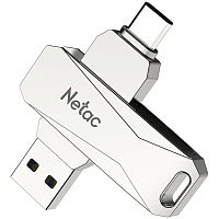 USB Flash накопитель 128GB Netac U782С  ( NT03U782C-128G-32PN ) USB3.2, TypeC