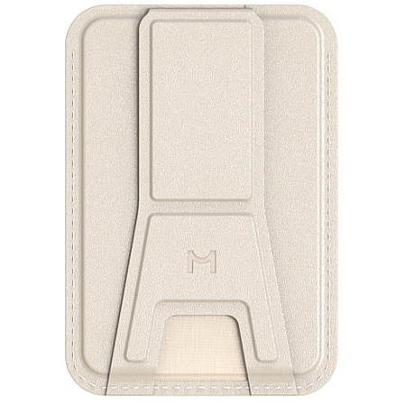 Чехол-кардхолдер Magssory Duo Magnetic Kickstand Wallet ACL011 с Magsafe Ivory