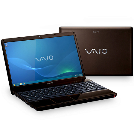 Ноутбук Sony VPC-EB1S1R/T i5-430M/4G/320/HD5650/DVD/15.5"/Win7 HP/Brown