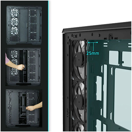 Корпус ATX Miditower Zalman P50 Black