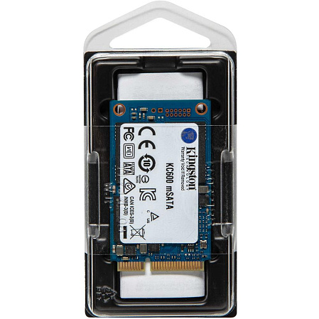 Внутренний SSD-накопитель 1024Gb Kingston KC600 SKC600MS/1024G mSATA