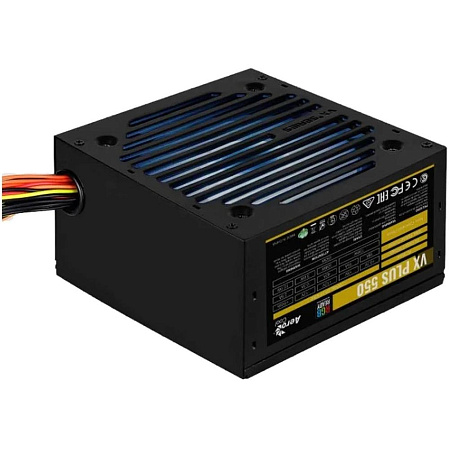 Блок питания 550W AeroCool VX Plus 550 RGB