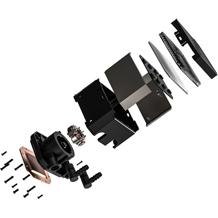 Система водяного охлаждения ID-Cooling DX240 Max ARGB Black 1150/1155/S1156/1151/1200/1700, AM4/AM5