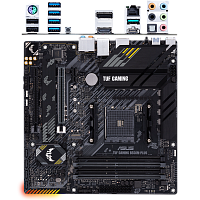 Материнская плата ASUS TUF Gaming B550M-Plus B550 Socket AM4 4xDDR4, 4xSATA3, RAID, 2xM.2, 2xPCI-E16x, 5xUSB3.2, 1xUSB3.2 Type C, DP, HDMI, 2.5Glan, mATX