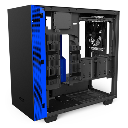 Корпус MicroATX Miditower NZXT H400i Smart CA-H400W-BL Black/Blue