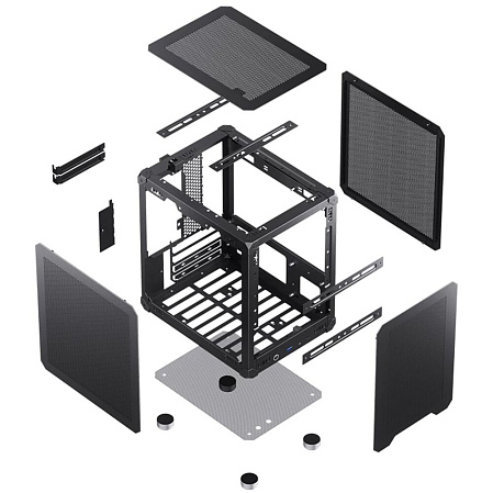 Корпус MicroATX Minitower JONSBO C6 Black