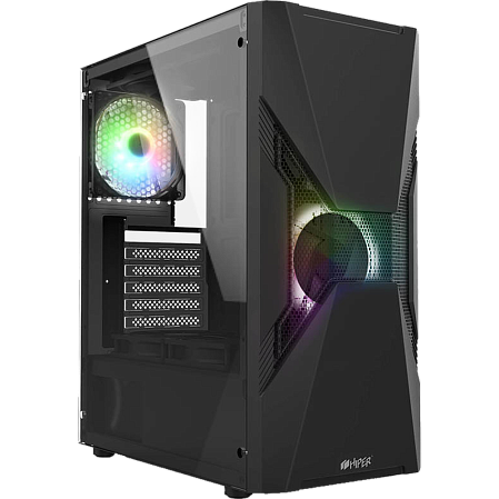 Корпус ATX Miditower HIPER ORO-2RGB Black