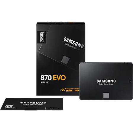 Внутренний SSD-накопитель 500Gb Samsung 870 Evo (MZ-77E500B) SATA3 2.5"