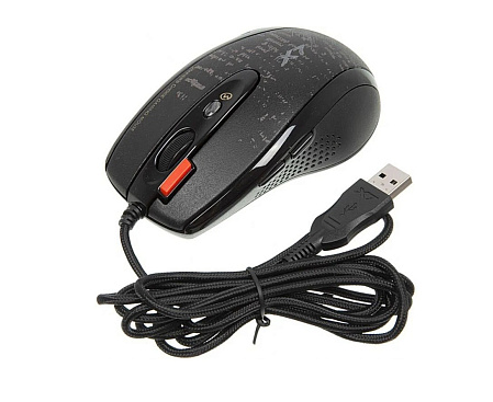Мышь A4Tech V-Track F5 Black проводная