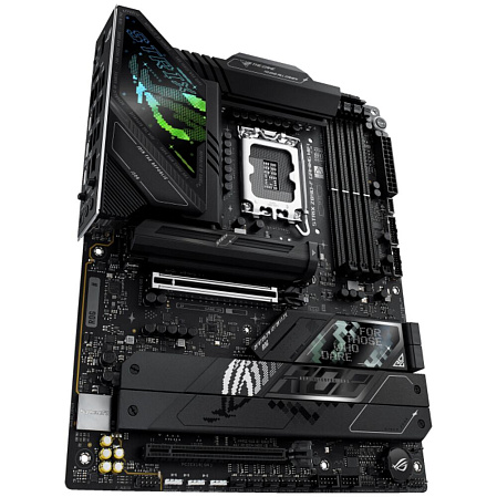 Материнская плата ASUS ROG Strix Z890-F Gaming WiFi Z890 Soc-1851 4xDDR5, 4xSATA3, RAID, 5хM.2, 2xPCI-E16x, 10xUSB3.2, 2xUSB3.2 Type C, DP, HDMI, WiFi, 2.5Glan, ATX