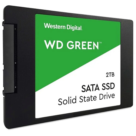 Внутренний SSD-накопитель 2000Gb Western Digital Green WDS200T2G0A SATA3 2.5"