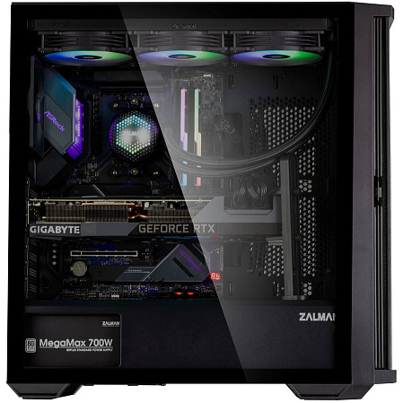 Корпус ATX Miditower Zalman Z10 Black