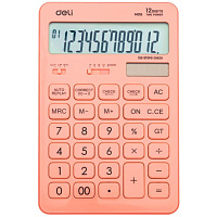 Калькулятор Deli Touch EM01541 красный 12-разр.