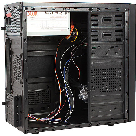 Корпус MicroATX Minitower 3Cott R833 (3C-MATX-R833) 400W Black