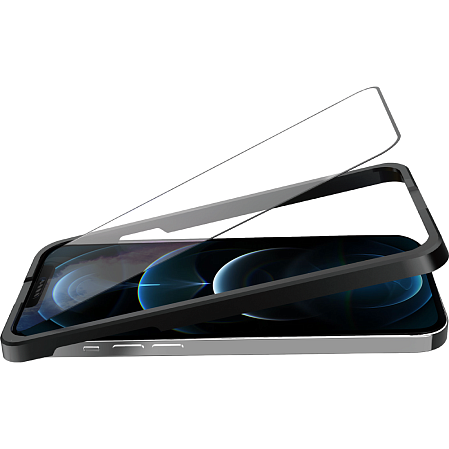 Защитное стекло для Apple iPhone 12 mini SwitchEasy Glass Pro с черной рамкой