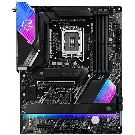 Материнская плата ASRock Z890 Lightning WiFi Z890 Soc-1851 4xDDR5, 4xSATA3, RAID, 4хM.2, 3xPCI-E16x, 6xUSB3.2, 2xUSB3.2 Type C, HDMI, WiFi, 2.5Glan, ATX