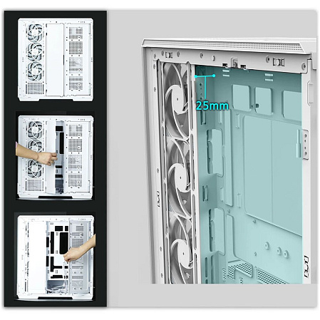 Корпус ATX Miditower Zalman P50 White