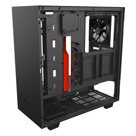 Корпус ATX Miditower NZXT H500i Smart CA-H500W-BR Black/Red