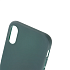 Чехол для Apple iPhone Xs Brosco Colourful, накладка, зеленый