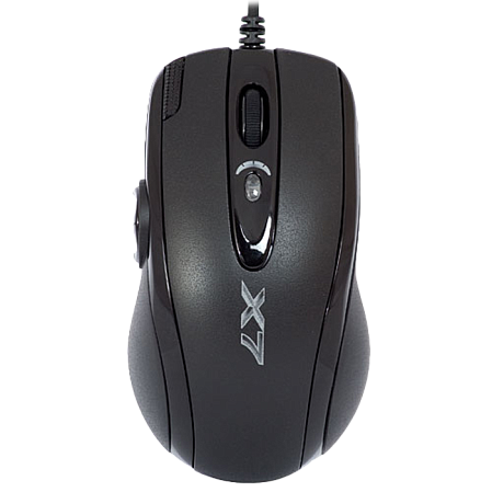 Мышь A4Tech XL-755BK Black проводная