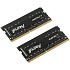 Модуль памяти SO-DIMM DDR4 16Gb (2x8Gb) PC25600 3200Mhz Kingston Fury Impact (KF432S20IBK2/16)