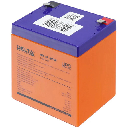 Батарея Delta HR 12-21W 12V 5Ah (Battery replacement APC rbc30, rbc43, rbc44, sybt2 90мм/101мм/70мм)