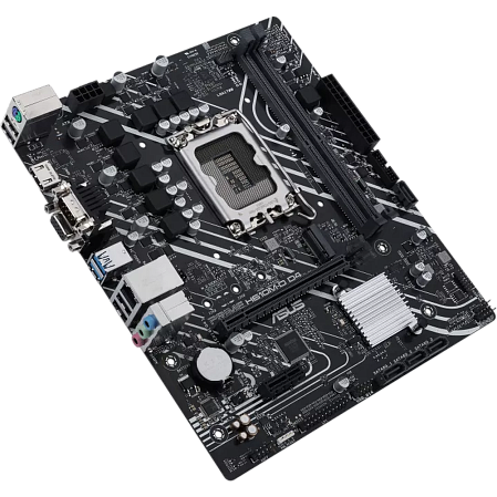 Материнская плата ASUS Prime H610M-D D4 H610 Socket-1700 2xDDR4, 4xSATA3, 1xM.2, 1xPCI-E16x, 2xUSB3.2, 1xCOM, D-Sub, HDMI, Glan, mATX