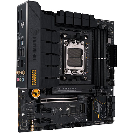 Материнская плата ASUS TUF Gaming B650M-E WiFi B650 Socket AM5 4xDDR5, 4xSATA3, 2xM.2, 1xPCI-E16x, 3xUSB3.2, 1xUSB3.2 Type C, 2xDP, HDMI, WiFi, 2.5Glan, mATX