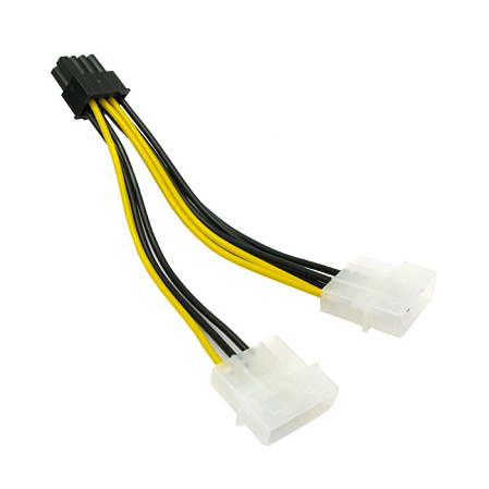 Переходник для питания 2molex->8pin для Видеокарты