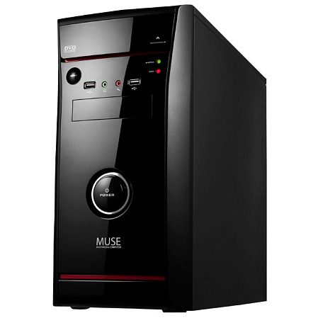Корпус MicroATX Miditower GMC Muse Black