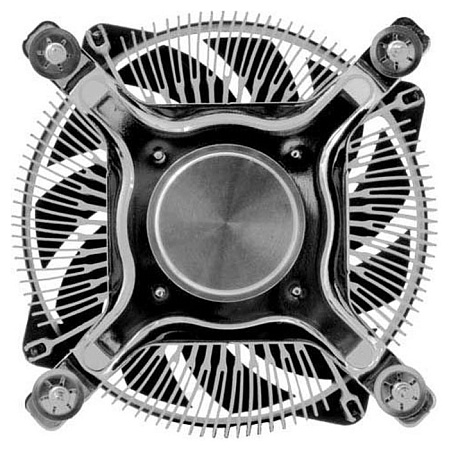 Охлаждение CPU Cooler for CPU Titan DC-155A915Z/R 1156/1155/1150/1151/1200 низкопрофильный