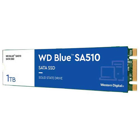 Внутренний SSD-накопитель 1000Gb Western Digital Blue (WDS100T3B0B) M.2 2280 SATA3